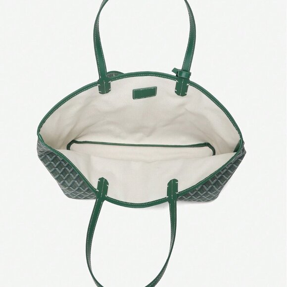 Green Elegant Women's Shoulder Casual Handbag/Tote - Picture 5 of 7